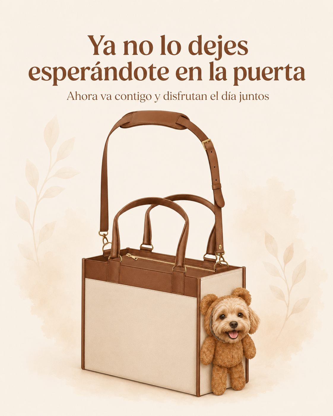 Bolso Transportador Suave para Perros